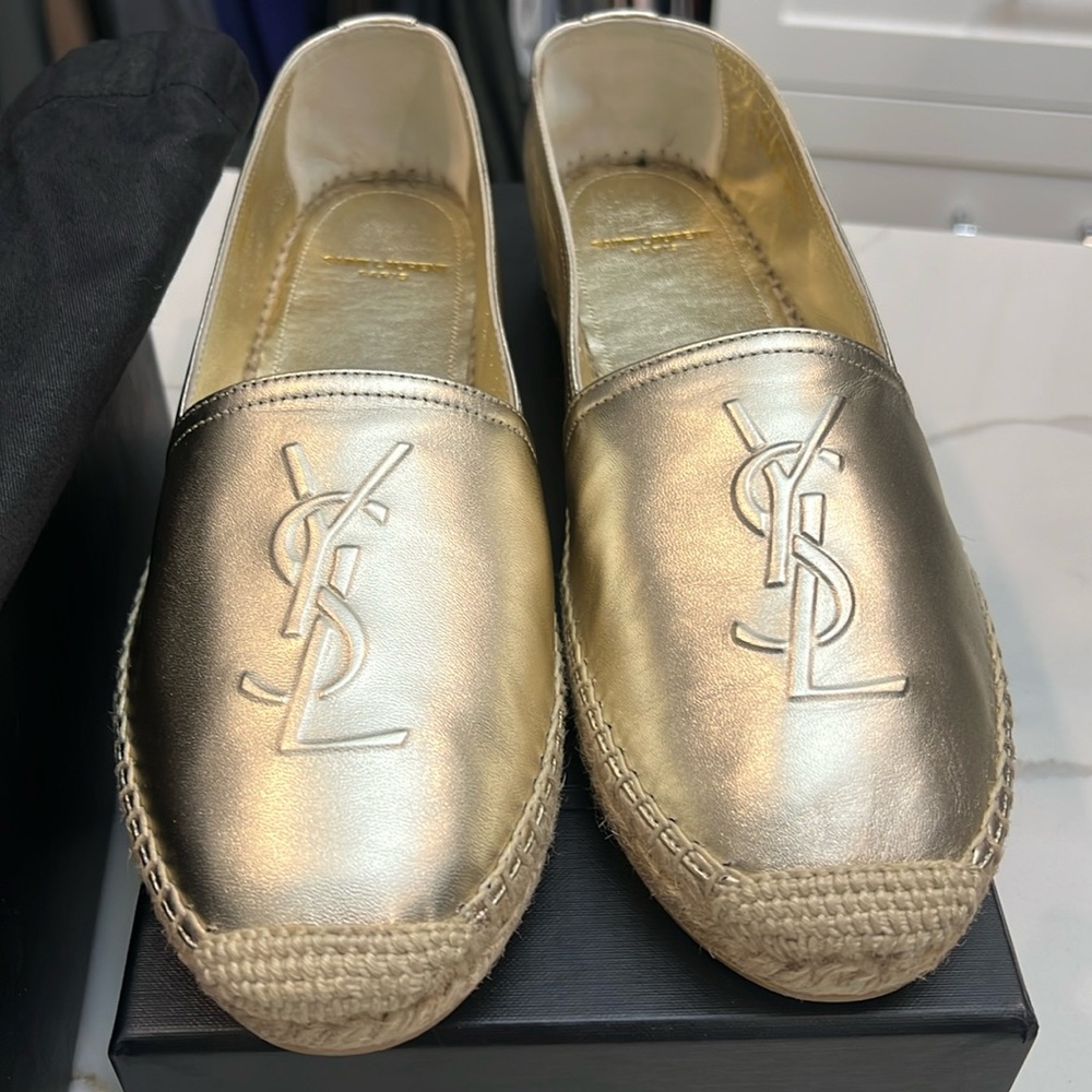Brand new Saint Laurent espadrilles